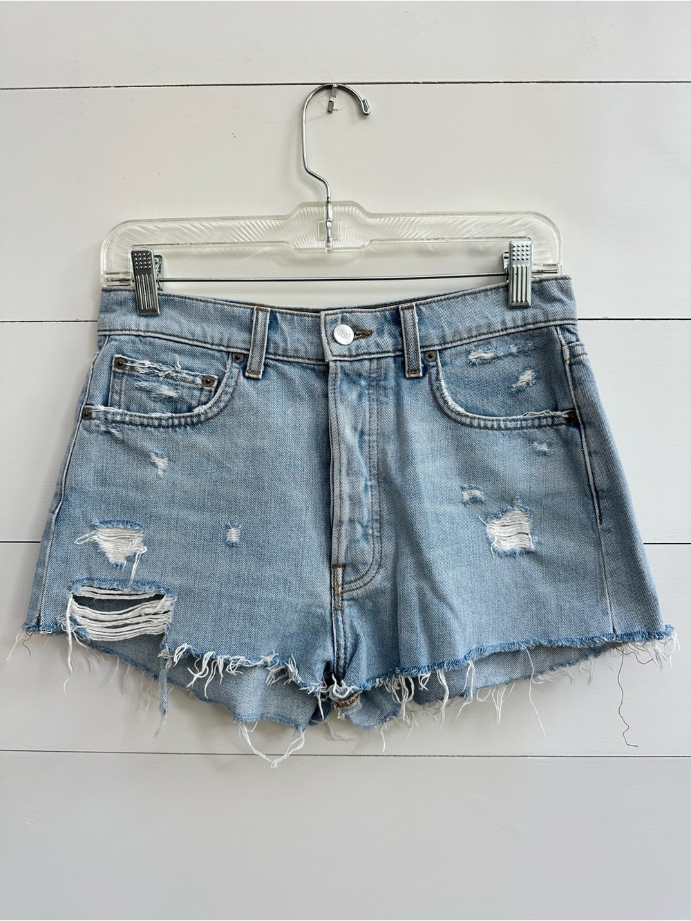 Reformation High Waisted Denim Cut offs